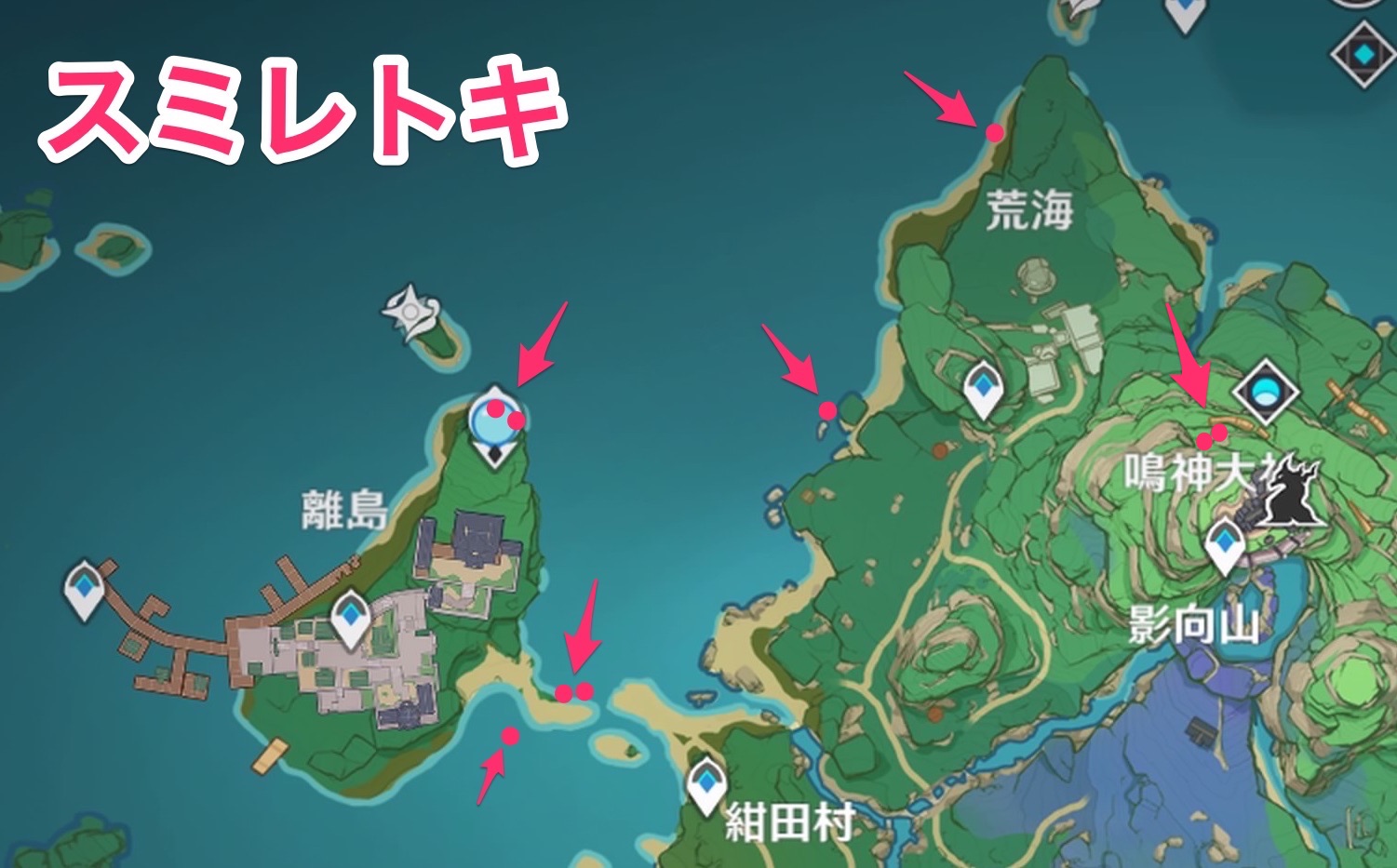 スミレトキのマップ画像