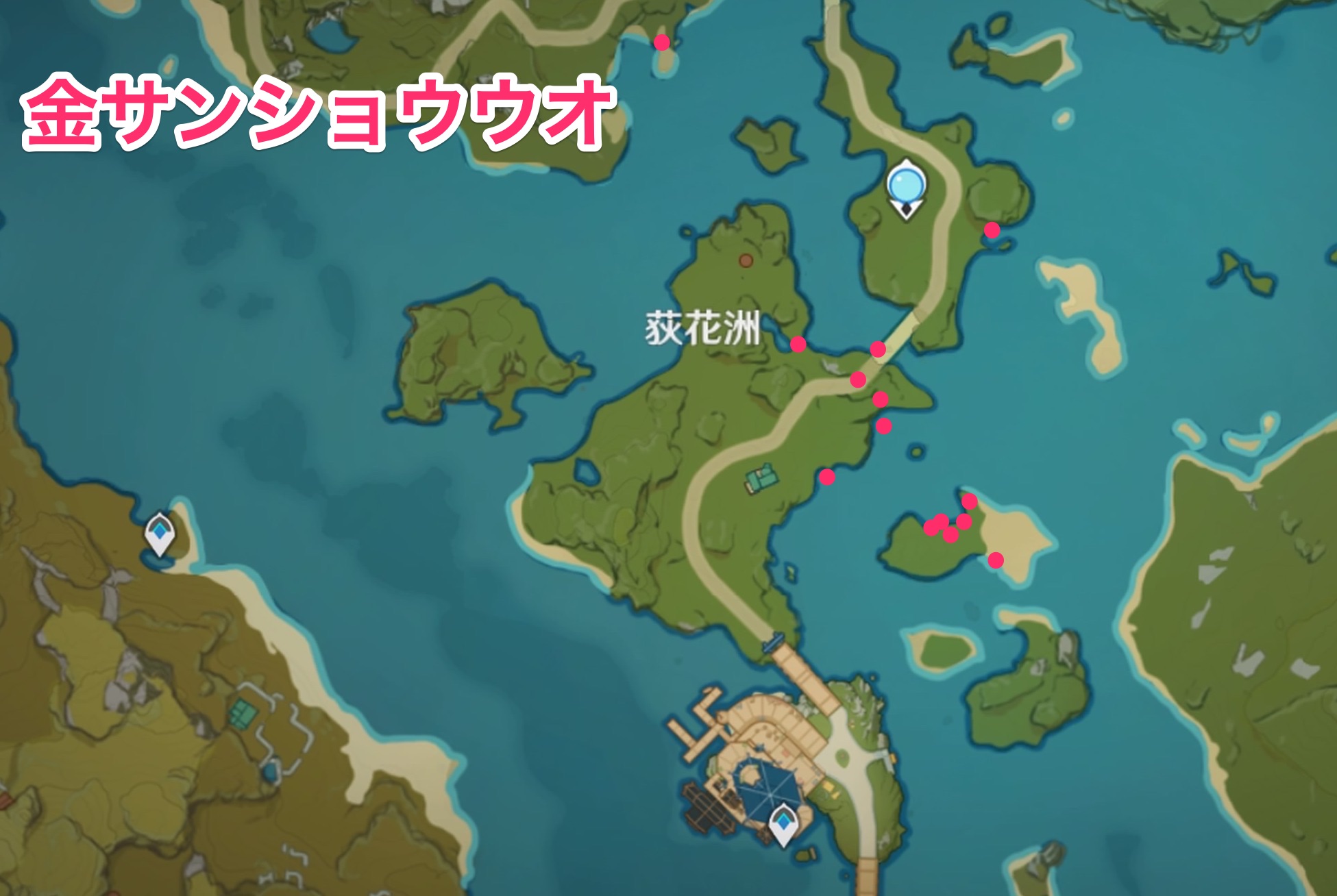 金サンショウウオのマップ画像