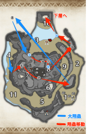 密林上層マップ