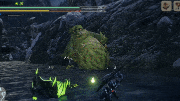 ヨツミワドウの2連ヒップドロップ