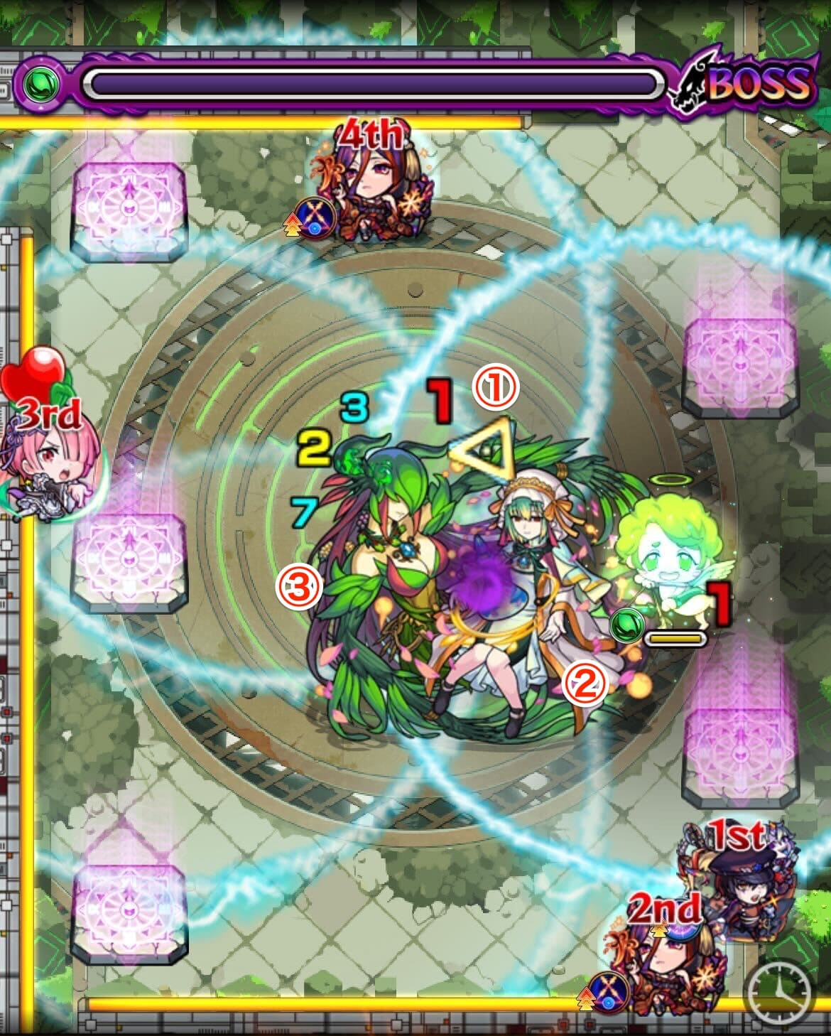 アゾット超究極封ボス1クロスドクロ処理後