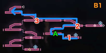 闇の回廊のマップとおすすめ周回ルート