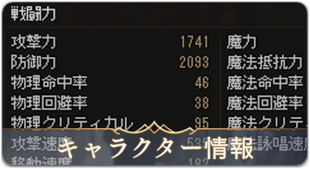 キャラクター情報　サムネ