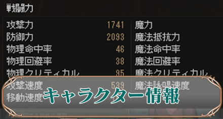 キャラクター情報 アイキャ