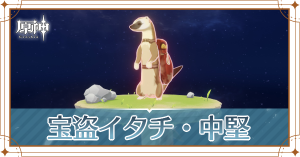 宝盗イタチ・中堅の入手場所と使い道