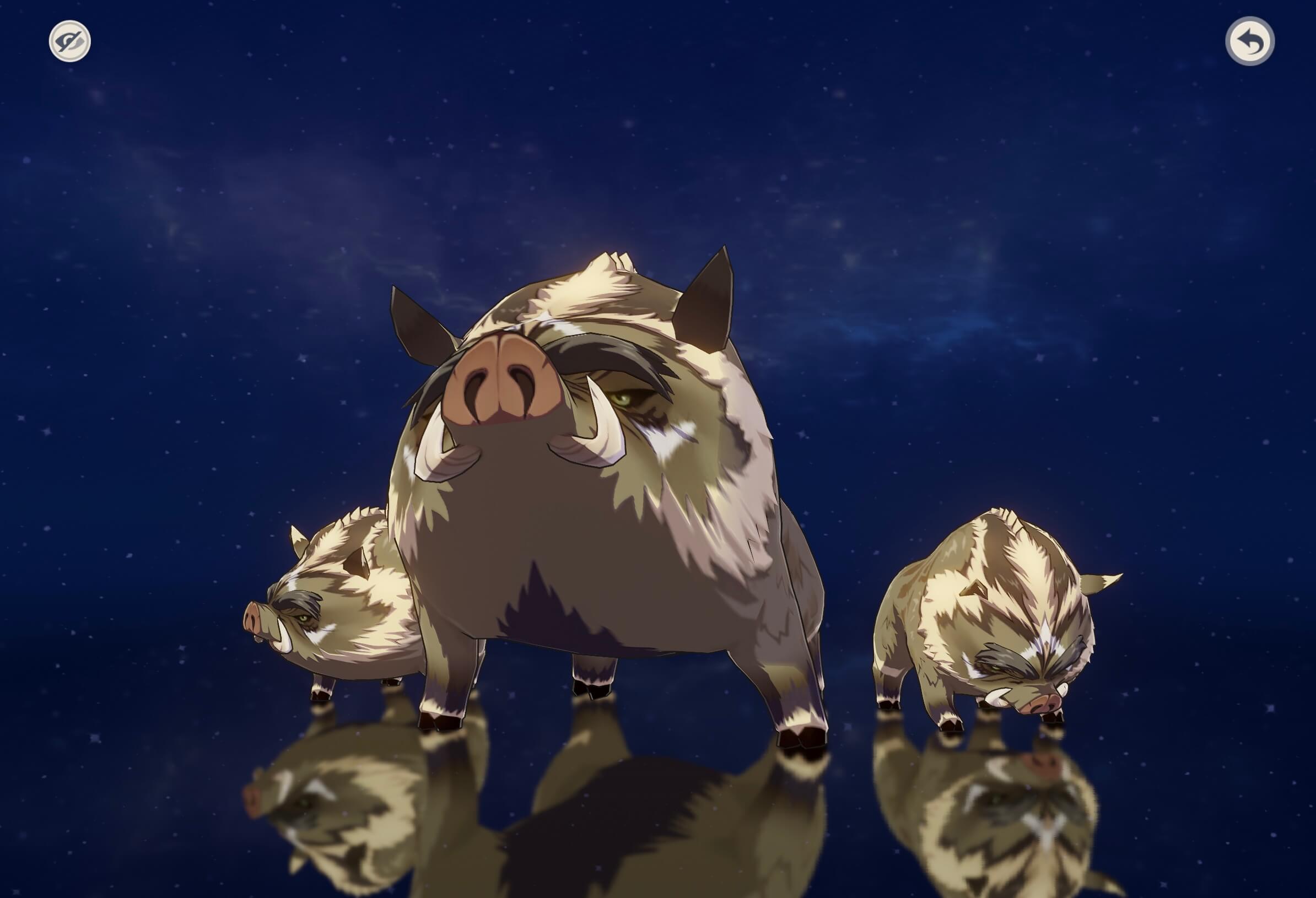 「雪のイノシシ王」の画像