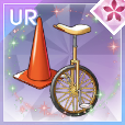 一輪車とコーン【Rank130】の画像