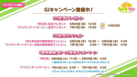 G1キャンペーン開催中