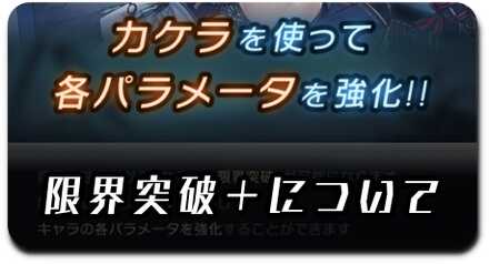 限界突破＋について