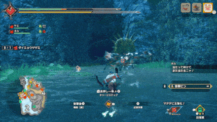 ジャンプ叩きつけ