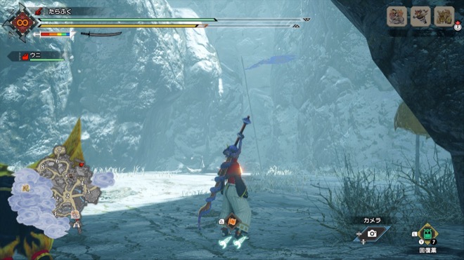 サブキャンプの見た目