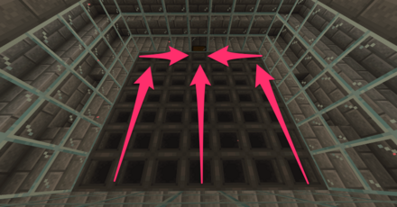 ホッパーを敷き詰める