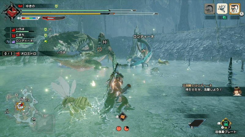 キャラが操竜を行う