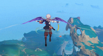 元素スキルの空中移動