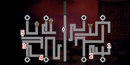 悔恨の間 -裏- 宝箱 位置