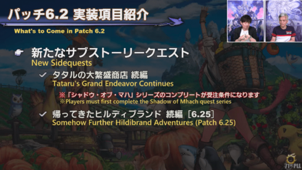 新たなサブストーリークエスト