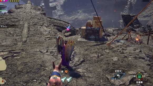 虹ヒトダマドリを取って戦闘エリアへ