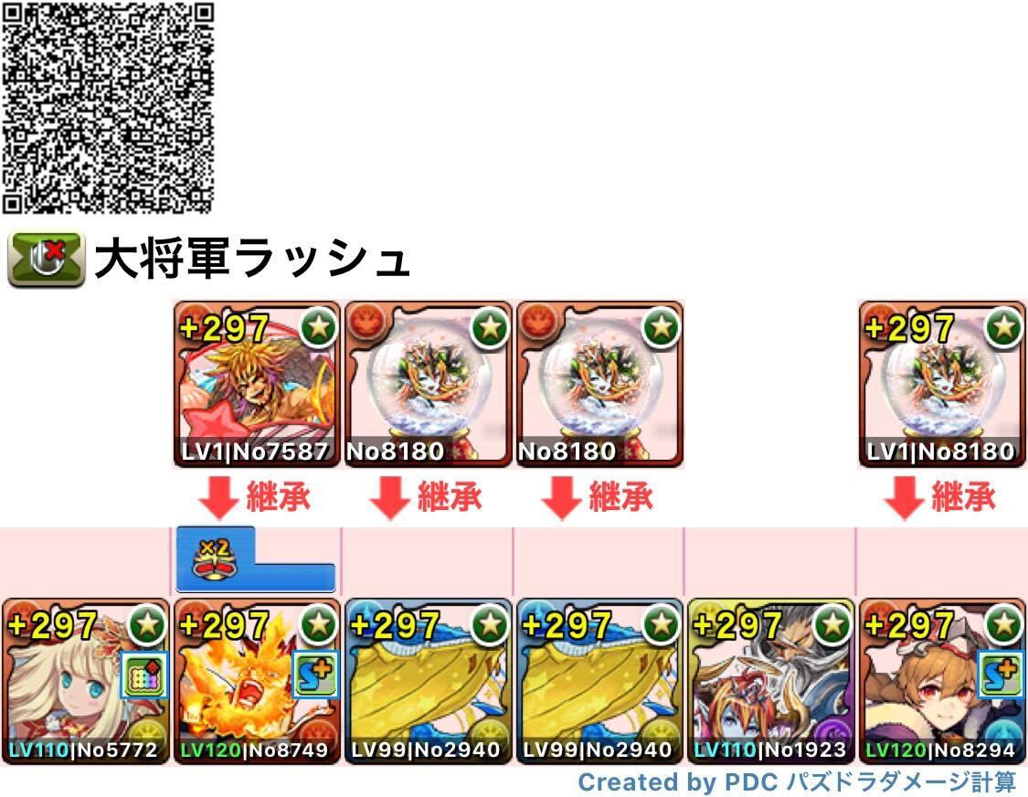 大将軍ラッシュ