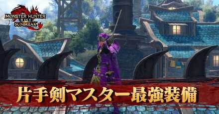片手剣マスター最強装備