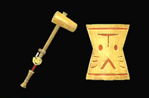 大餅搗盾斧モチツキングの画像