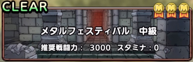 メタルフェスティバル中級