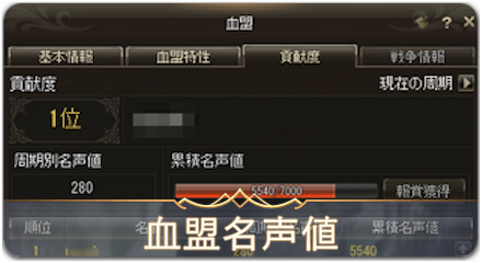 血盟名声値　サムネ