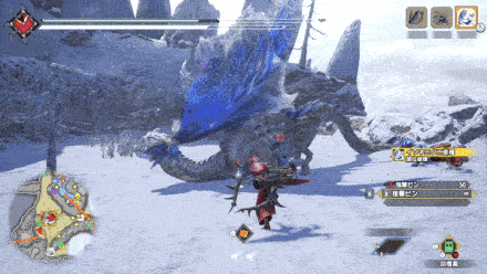 イソネミクニ亜種の回転突撃