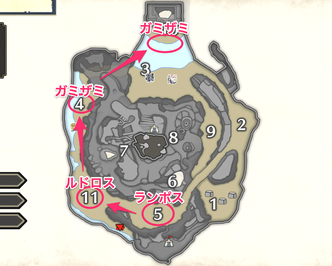 密林のヤオザミを狙うのがおすすめ