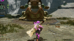 威糸呵成からの真溜め斬り