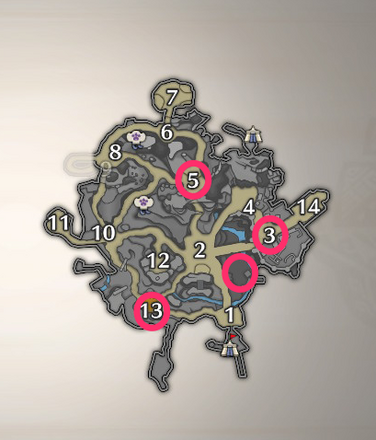 カンタロスの出現場所詳細