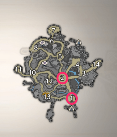 メルクーの出現場所詳細