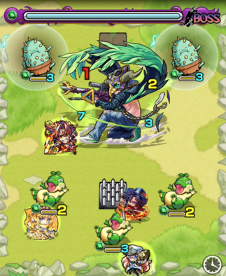 バルバトスのボス戦第1ステージの画像