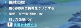 挑戦目標