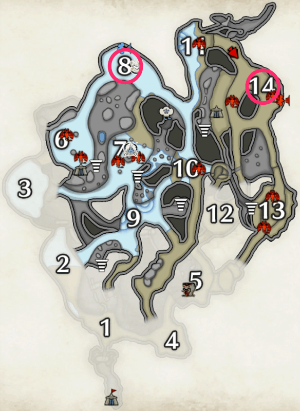 溶岩洞の下層に出現