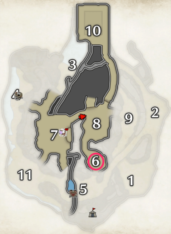 密林の下層に出現