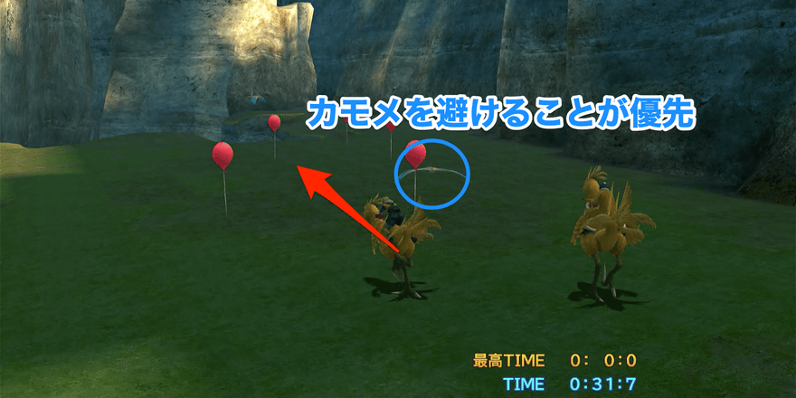 カモメを避ける