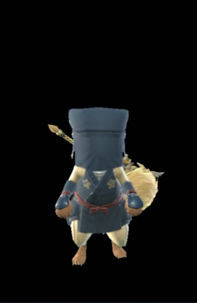 黒子・真シリーズネコの画像