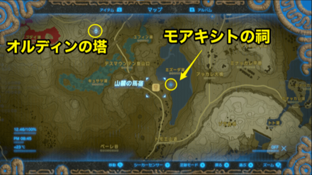 山麓の馬宿の場所詳細