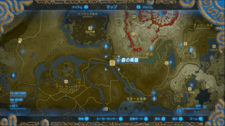 森の馬宿の場所