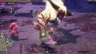 回転攻撃からの確定行動