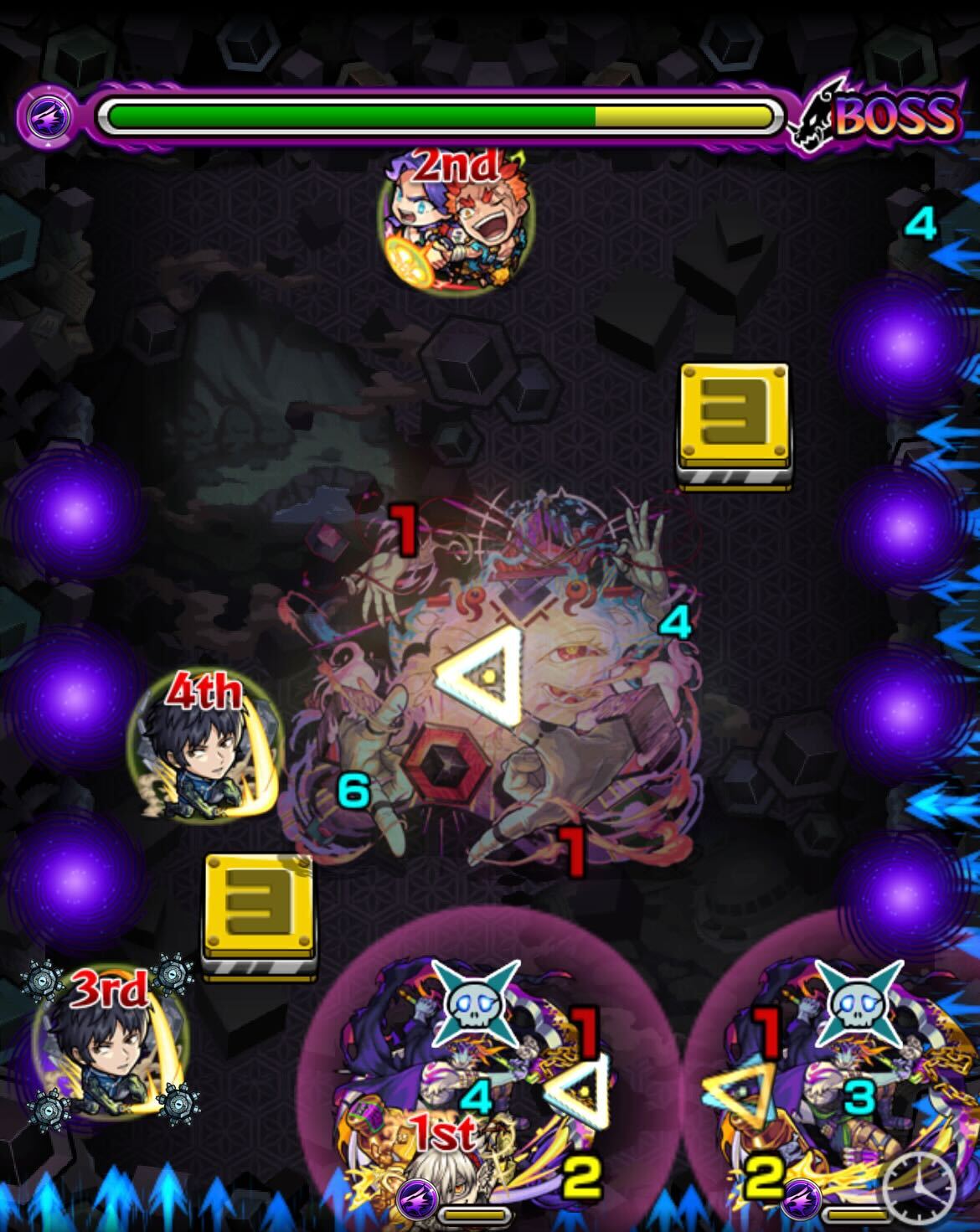 ムラクシャボス2敵移動後