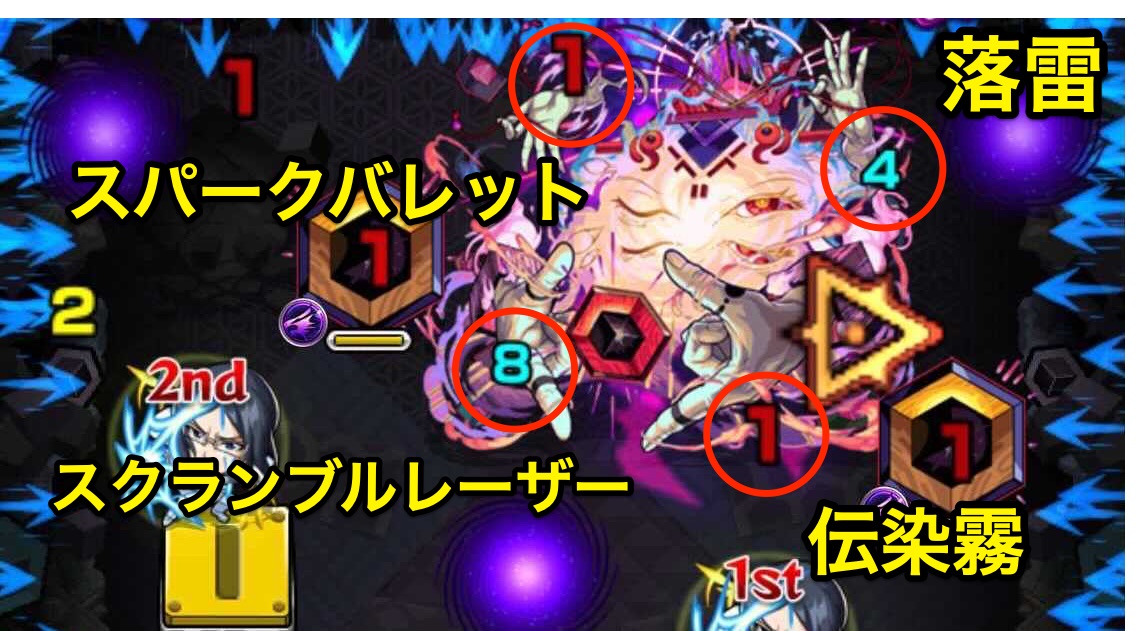 ムラクシャ覚醒後攻撃パターン