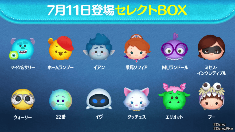 7月セレクトボックス