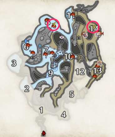 変幻翔蟲（金）の溶岩洞