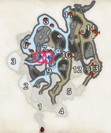 イロヅキムシの溶岩洞の下層