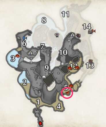 変幻翔蟲（紅）の溶岩洞の上層