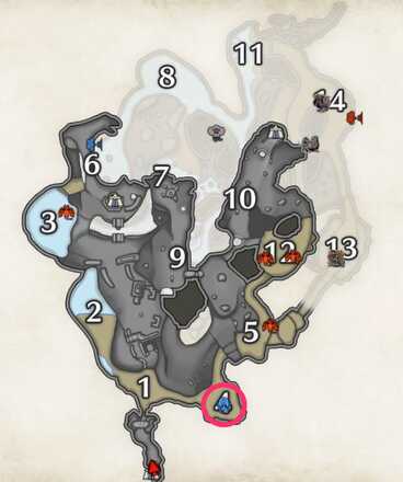 オニクグツの溶岩洞の上層