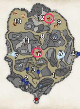 変幻翔蟲（紅）の砂原