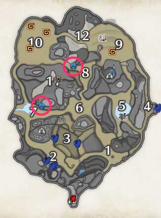 オニクグツの砂原