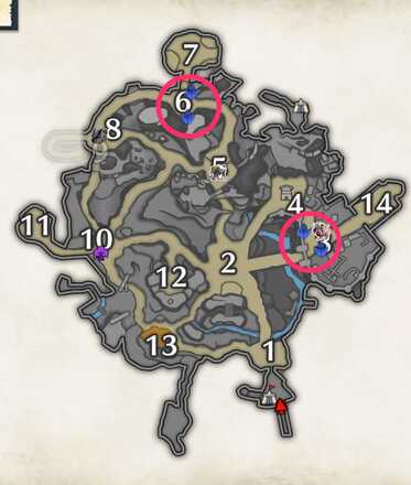 イロヅキムシの城塞高地